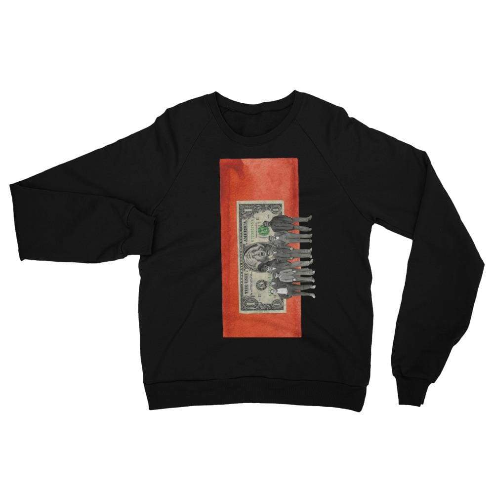 Dollar for the immigrant - Black / XS - Fleece Sweater